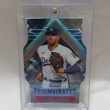 2023 Topps Stadium Club Freddie Freeman Triumvirates #T-23 Baseball Card