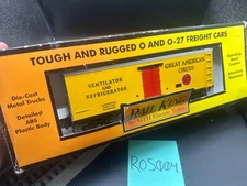 MTH Rail King Great American Circus Reefer Car (19th Century) O-Scale 30-78160