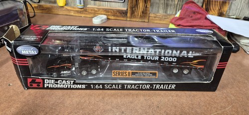 1:64 Scale Series ll International Tractor Trailer DCP Eagle Tour 2000 Metal