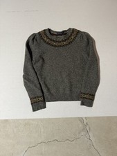 Vintage Polo Ralph Lauren Fair Isle Sweater Mens Medium Wool Nordic Ski