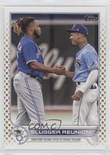 2022 Topps Series 1 Wal-Mart Gold Star Wander Franco Vladimir Guerrero Jr 0h1