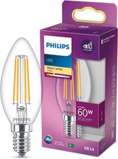 Philips LED Premium Classic B35 Candle Light Bulb [E14 Small Edison Screw] 6.5W