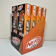 Hasbro Nerf Pro Mag & Half Length Darts X15 Pack LOT Of 8 Boxes NEW