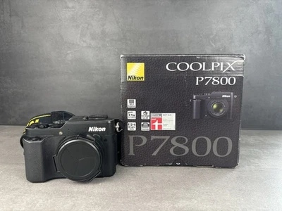 Nikon Coolpix P7800 Digitalkamera - 12.2MP 7.1x Zoom gut,Ladegerät,Speicherkarte - Bild 1 von 4