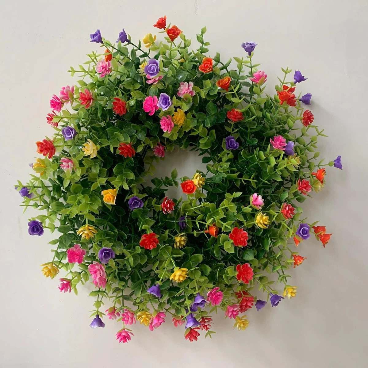 GHIRLANDA CORONA DI FIORI GIALLI DA APPENDERE - Per la casa e per ... | su