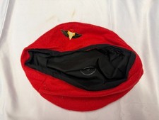 Original Desert Storm Era Iraqi Airborne Special Forces Beret with Badge