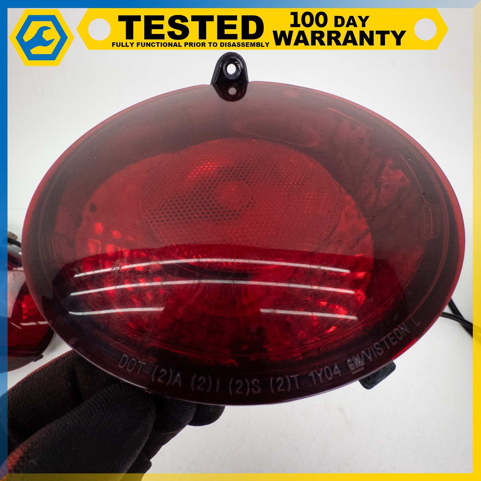 05-13 CHEVROLET CORVETTE C6 REAR LEFT RIGHT INNER OUTER TAIL LIGHT ASSEMBLY OEM