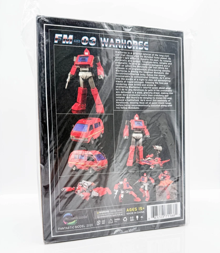 Fantastic Model Fans Toys - FM-03 Warhorse - Transformers Masterpiece Ironhide - Image 2 of 4