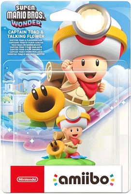 Amiibo Kapitän Toad & Plauderblume Neu & OVP