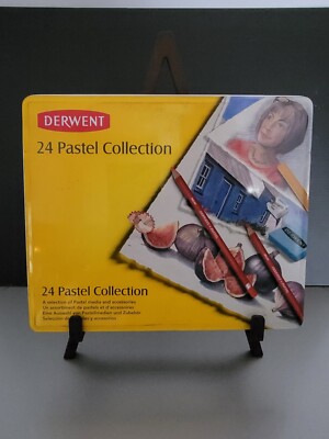 Derwent Pastel Collection, Metal Tin, 24 Count (0700301)