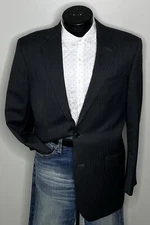 Brooks Brothers Saxxon 1818 Madison Gray Herringbone Wool Blazer Jacket Coat 39R