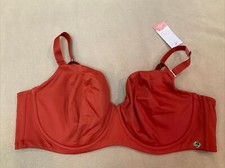 Cacique Bra 44DD Unlined Balconette Orange Nwt 48