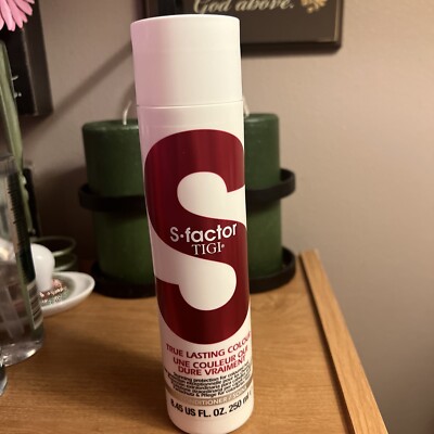 S Factor TIGI True Lasting Colour Conditioner 8.45 0z.