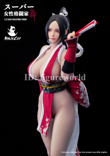 Figura de acción cosplay NINJA CAT N001 1/6 luchadora femenina Mai Shiranui pedido anticipado - Imagen 4 de 9