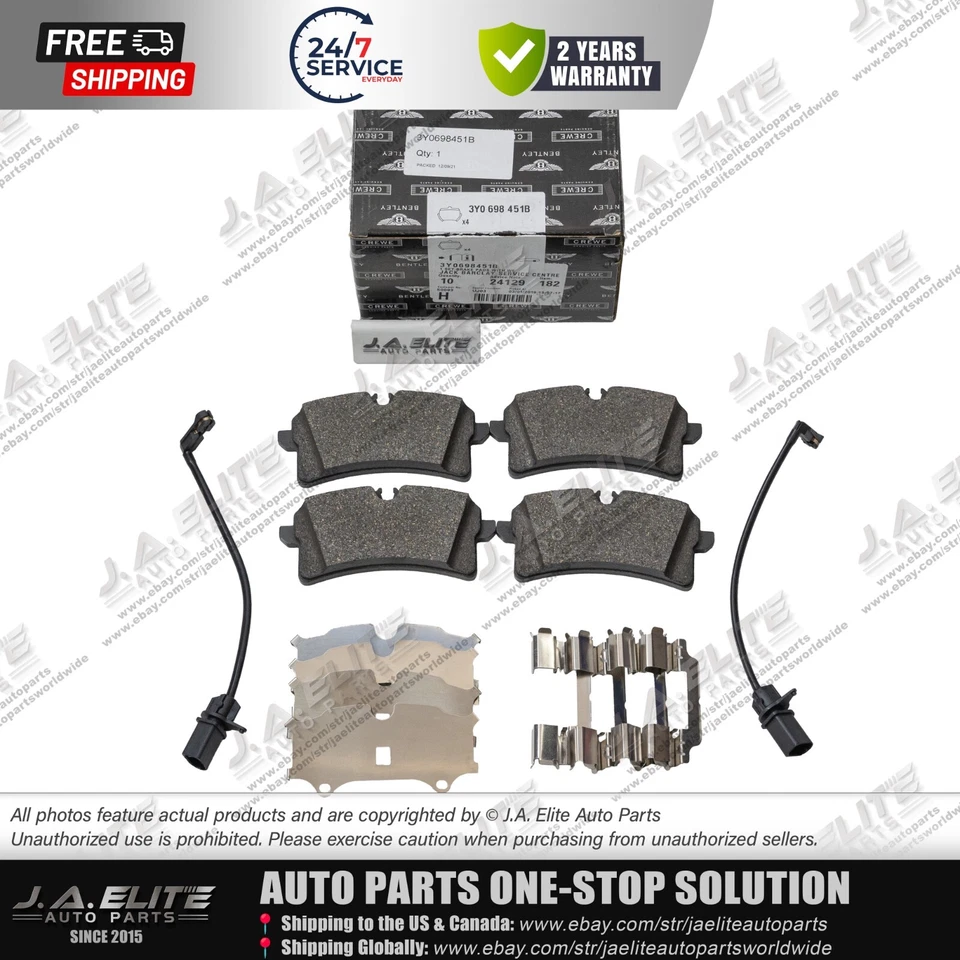 Kit Pastillas Freno Traseras Genuinas para Bentley Mulsanne (2011+) 3Y0698451, + SENSOR GRATIS Foto 4 de 4