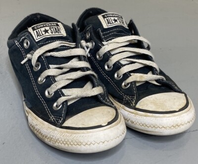 Converse Chuck Taylor All Star Kids Sneakers Black Low Top Canvas A01693F 