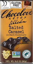 Chocolove  Dark Chocolate Bar Salted Caramel  New￼!!