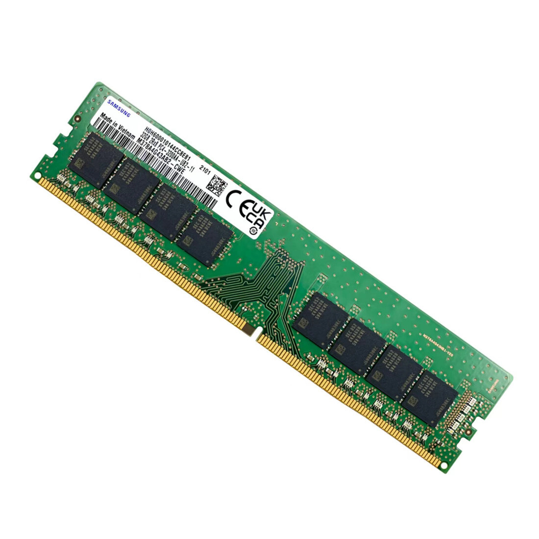 New Samsung 32GB DDR4 3200MHz PC4-25600 2RX8 UDIMM Memory Ram