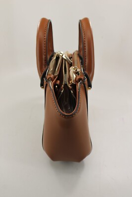 Guess Woman's Handbags, Leie Mini Status Satchel Brown/Cognac