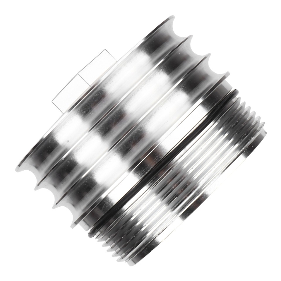 Car Engine Oil Filter Cooling Housing Aluminum Alloy Silver For 3 4