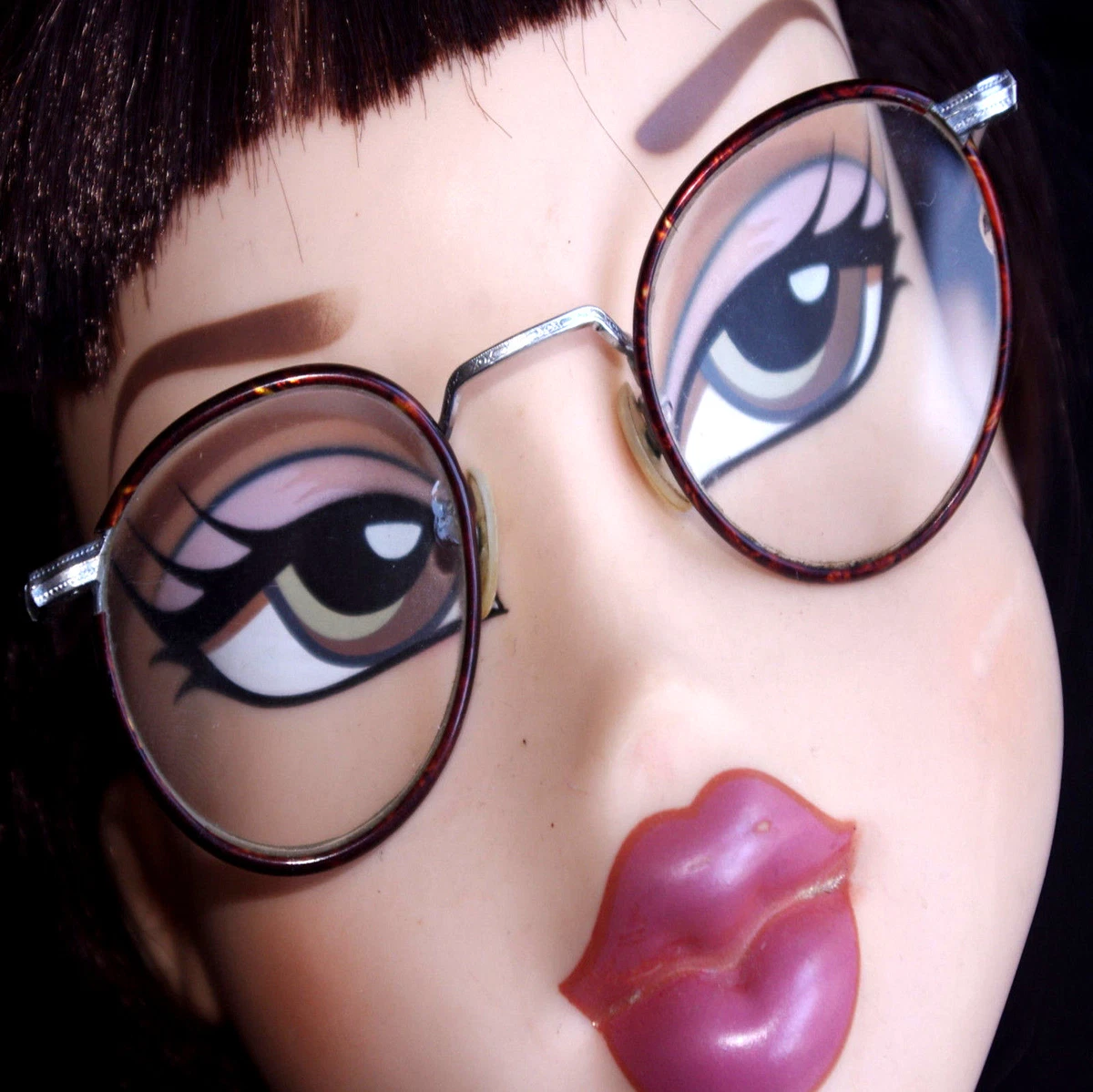 R tro ancienne monture de lunettes m tal et caille vintage Voir