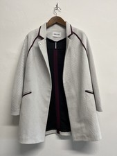 Bimba Y Lola Lightweight Spring Coatigan Coat Jacket Stone White S Rrp€265