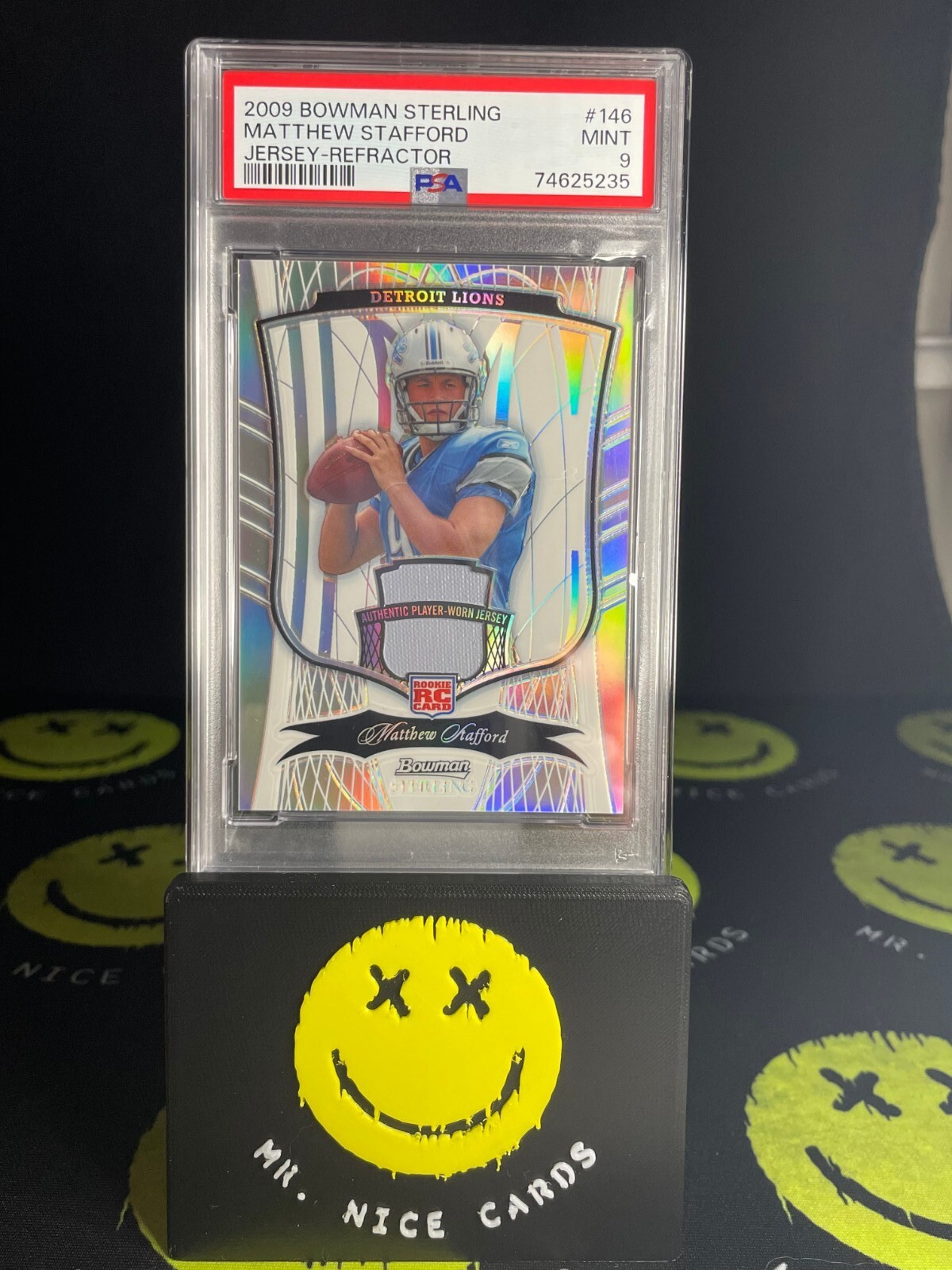 Matthew Stafford Bowman Sterling #146 Jersey-Refractor