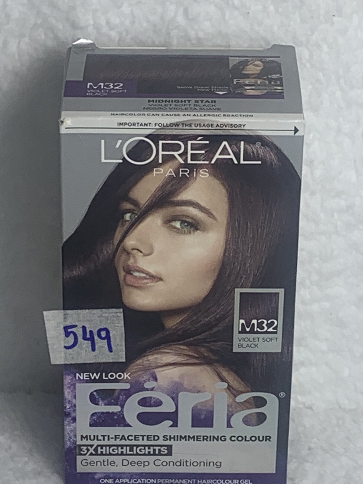 L'oreal Paris Feria M32 Midnight Star Violet Soft Black Conditioning Hair Color