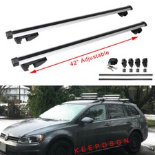 Roof Rack Crossbars Luggage Cargo Kayak Bike Carrier 46" For VW Golf Wagon 02-19