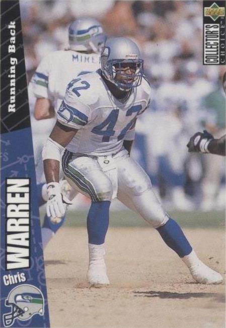 1996 Upper Deck Collector's Choice Chris Warren #105 - 1 of 2