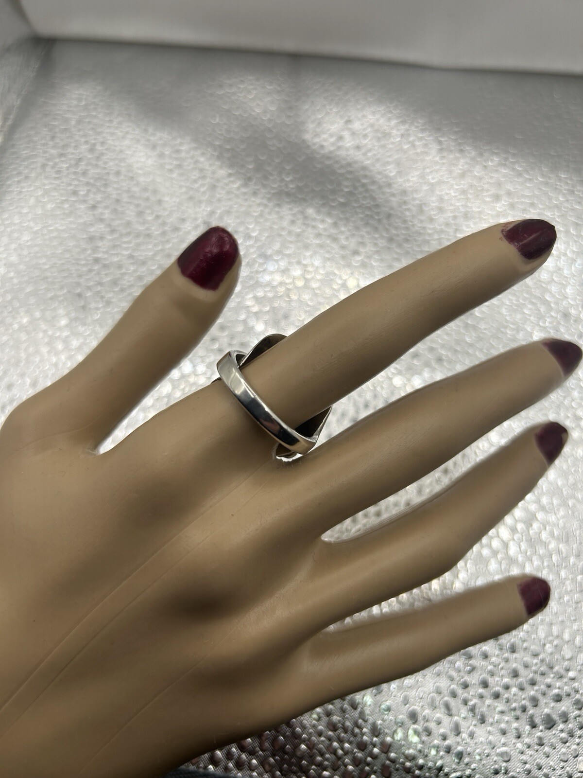 Sterling Silver .950 Elephant Ring Handcrafted of… - image 7