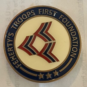 Fehertys Troops First Foundation challenge coin