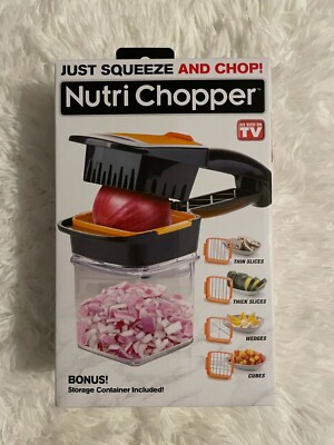 Nutri Chopper Emson Bonus Storage Container Included New in Box