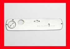 208495 OLYMPUS OM-1 BOTTOM COVER CHROME USED REPAIR PART ALSO FITS OM-1N