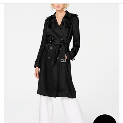 metallic duster coat