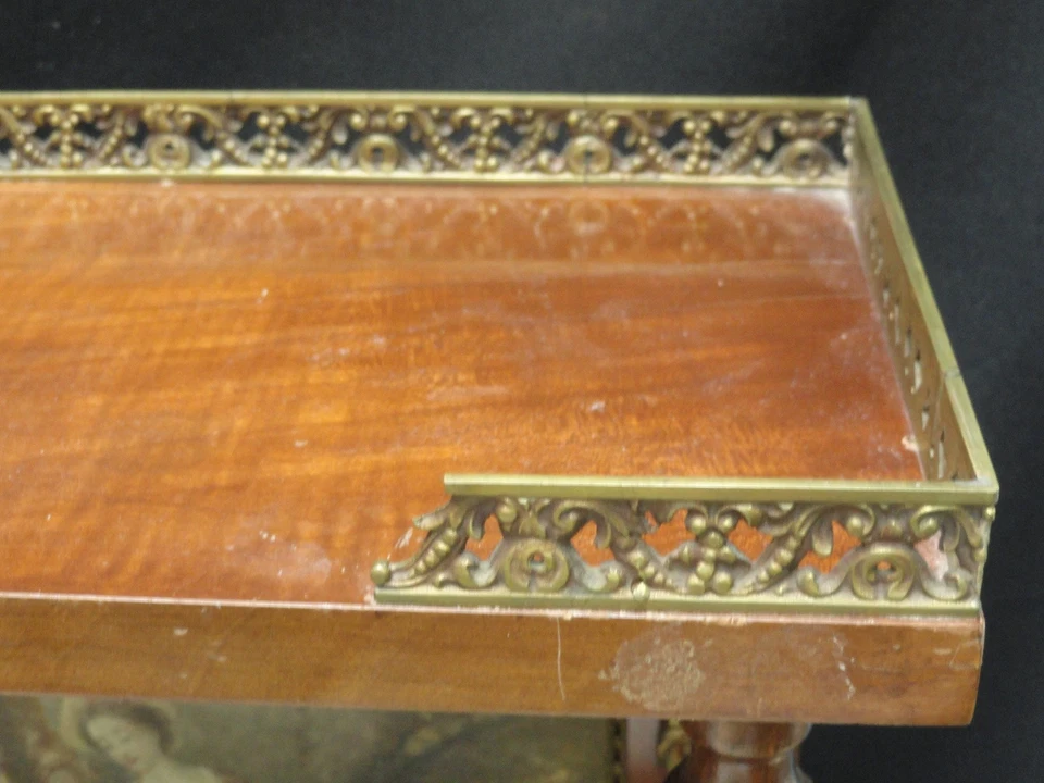 АНТИКВАРНАЯ НАСТЕННАЯ НИША АЛТАРНОГО ШКАФА-СКИНИИ В СТИЛЕ ЛУИ XV 19 века с РАСПИСНОЙ ПАНЕЛЬЮ - Изображение 4 из 4