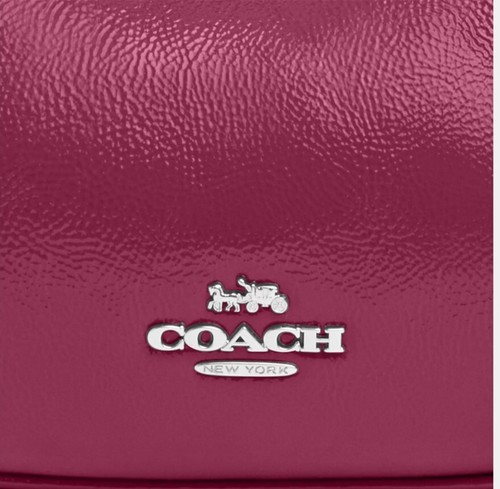NWT COACH CARMEN MINI CROSSBODY PATENT LEATHER BAG CW036 HANDBAG PURSE HOBO ERGO - Picture 11 of 17