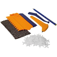 Vitrex Tiling Starter Kit Tile Marker Scorer File Spacers Grout Spreader 102810