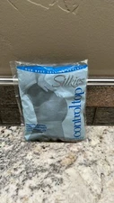 Silkies Control Top Pantyhose Small nude 070101 Made in USA Nylons