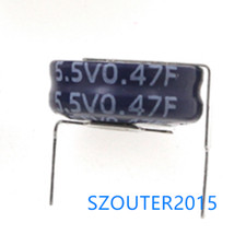 5PCS 5.5V 0.47F H TYPE Farad Ultracapacitor Supercapacitor Farad Capacitor NEW