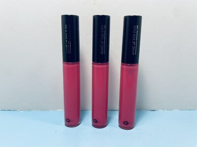 MAKE UP FOR EVER - ARTIST PLEXIGLASS GLOSS -POP PINK 206 -0.23 OZ -NEW -LOT OF 3