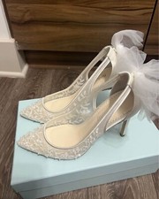 Bella Belle Hand Embroidered Edna Bridal Heels