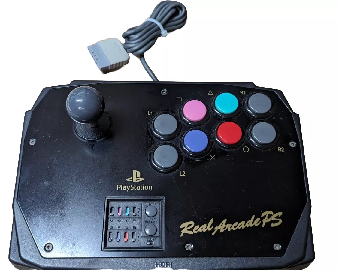 PlayStation Hori Fight Real Arcade Stick Ps Slph-00018 Tested Japan Import