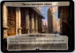 The Lux Foundation Library [WHO - 588] Planechase Universes Beyond Doctor Who