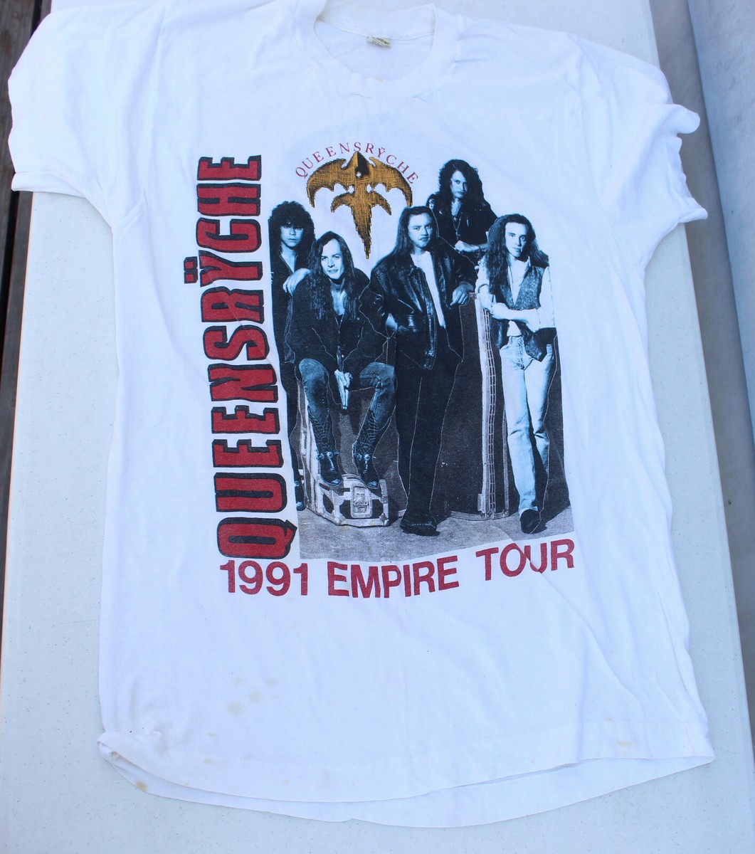 QUEENSRYCHEクイーンズライク　90-91年ワールドツアーTシャツ XL QUEENSRYCHEクイーンズライク 90-91年ワールドツアーTシャツ XL