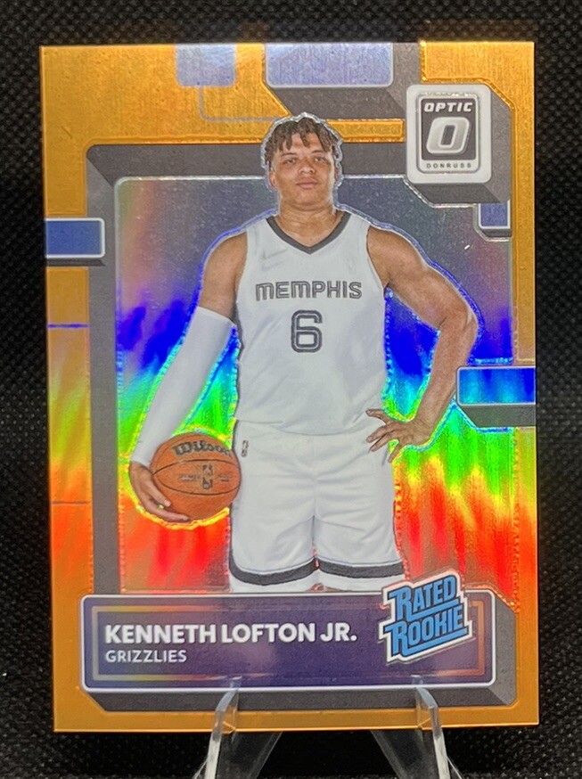 2022-23 Donruss Optic Kenneth Lofton Jr Rated Rookie Orange Prizm /199 #202 RC