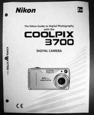 Nikon CoolPix 3700 Digital Camera User Guide Instruction Manual