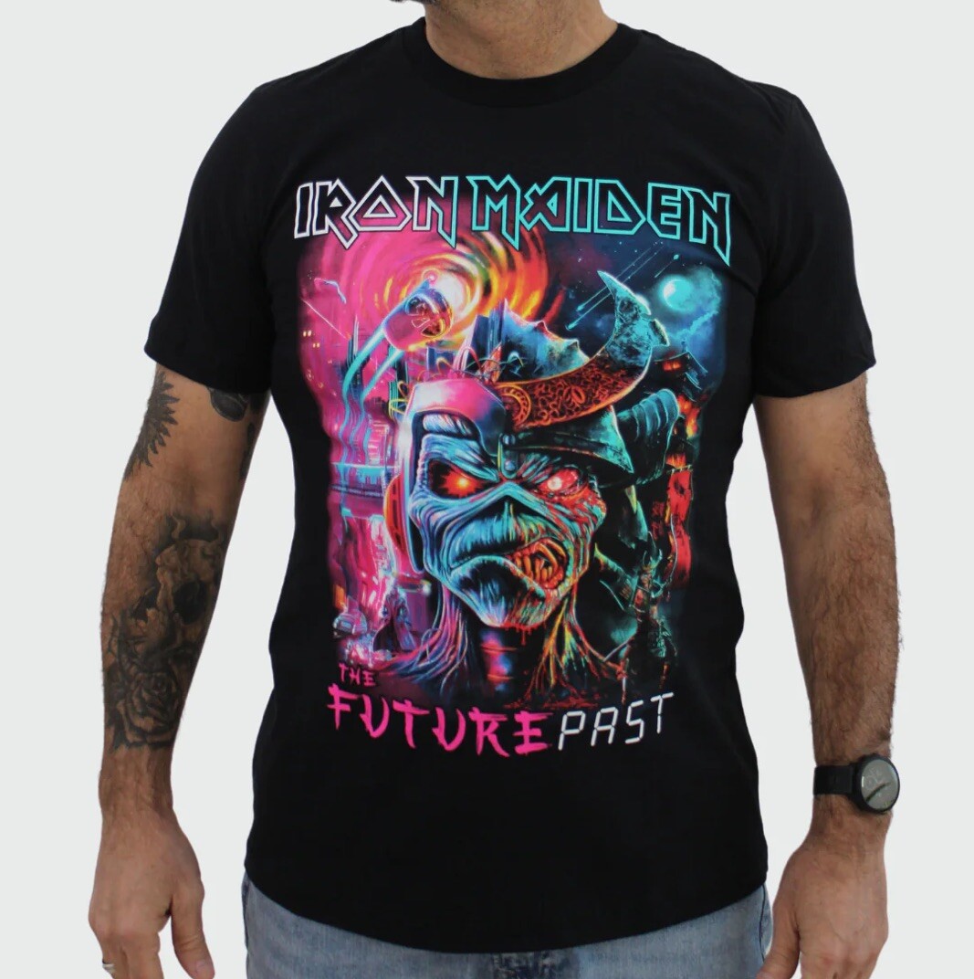 Official Licensed T-Shirt Iron Maiden The Future Past Tour 2024