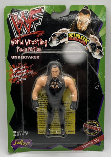 1999 WWF JusToys Bend Ems Series XII Undertaker Se...