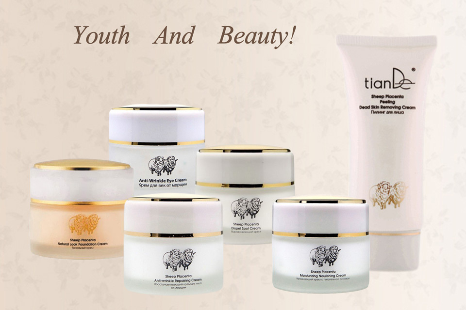 Set 3 Peeling Viso TianDe Placenta | Antirughe, Idratante, Illuminante | 35+